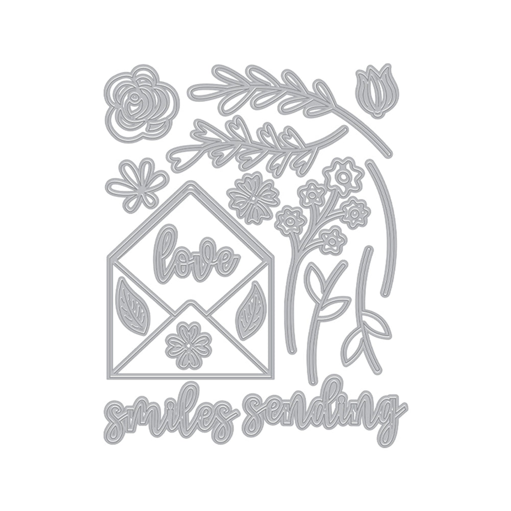 Floral Envelope Die Set of the Month - January 2025