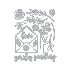 Floral Envelope Die Set of the Month - January 2025