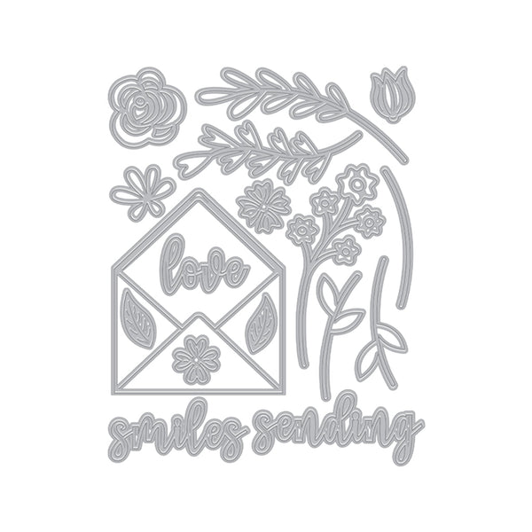 Floral Envelope Die Set of the Month - January 2025
