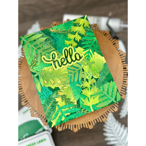 Hello Rainforest Leaves Die set of the Month -  April 2025