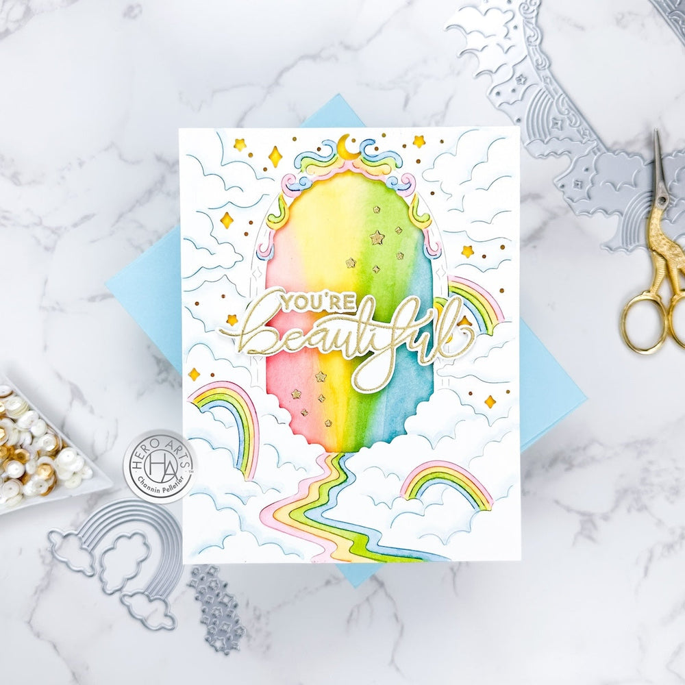 Rainbows & Clouds Die Set of the Month - December 2024