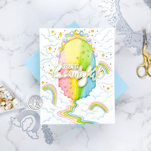 Rainbows & Clouds Die Set of the Month - December 2024