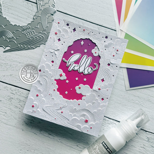 Rainbows & Clouds Die Set of the Month - December 2024