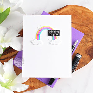 Rainbows & Clouds Die Set of the Month - December 2024
