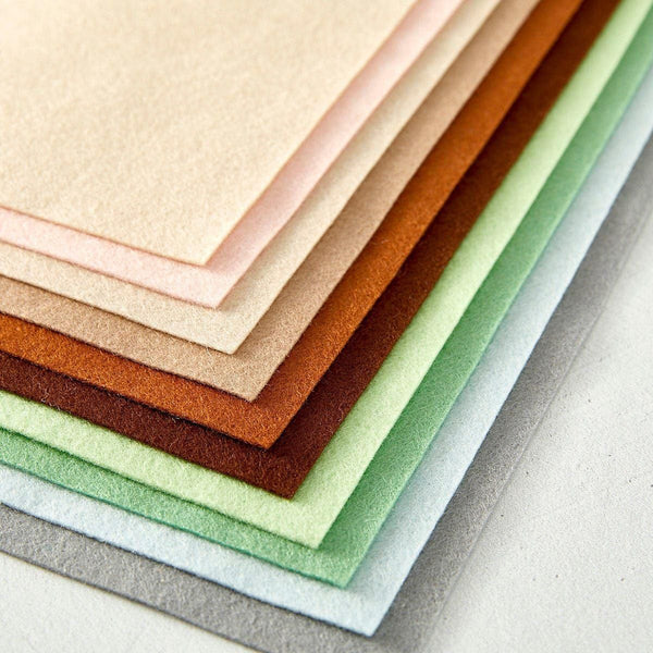 Merino Wool Felt Sheets - Neutral Collection