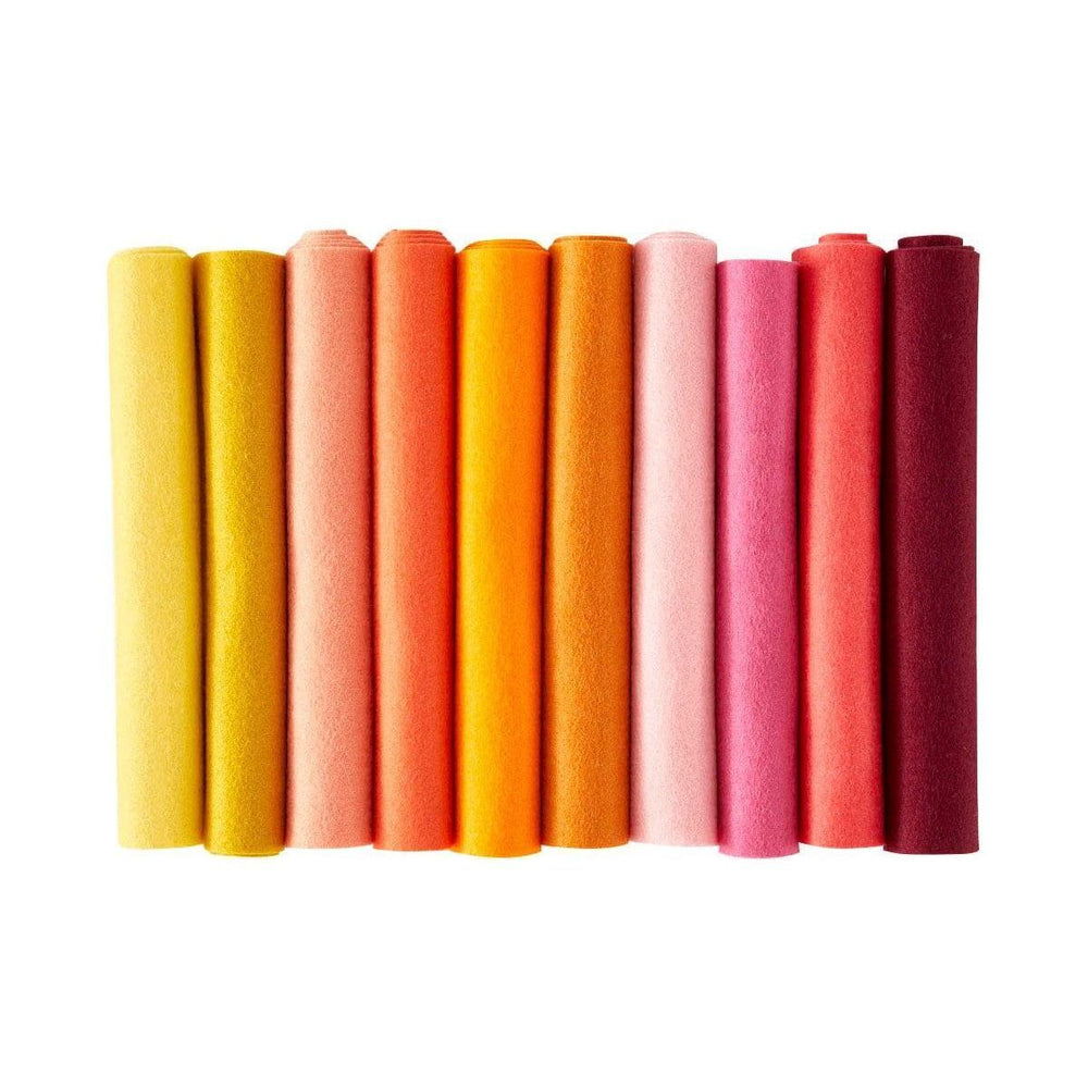 Merino Wool Felt Sheets - Warm Collection
