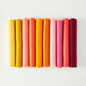 Merino Wool Felt Sheets - Warm Collection