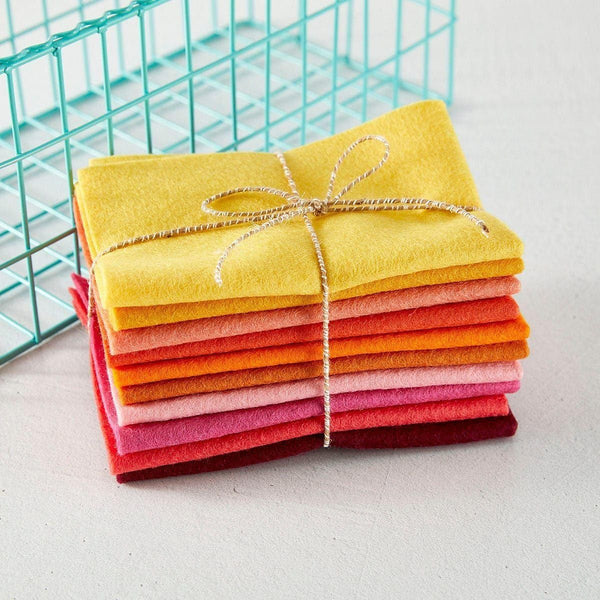 Merino Wool Felt Sheets - Warm Collection