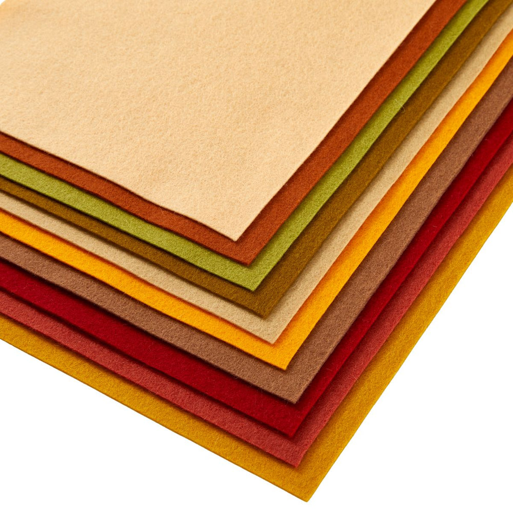 Merino Wool Felt Sheets - Fall Collection