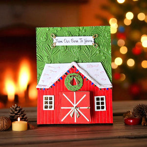 Country Christmas Banner & Sentiments Press + Foil Plate & Die Set by Annie Williams