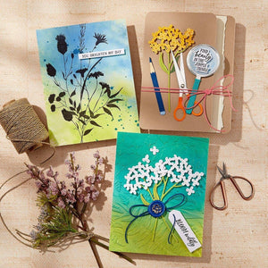 Field Notes Wildflowers Etched Dies