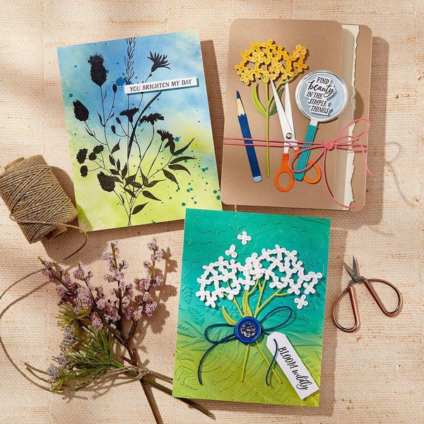 Field Notes Wildflowers Etched Dies