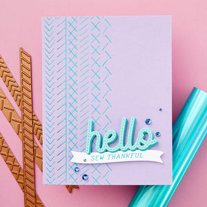 Sew Amazing - Glimmer Hot Foil Kit of the Month (Plates & Die Only)