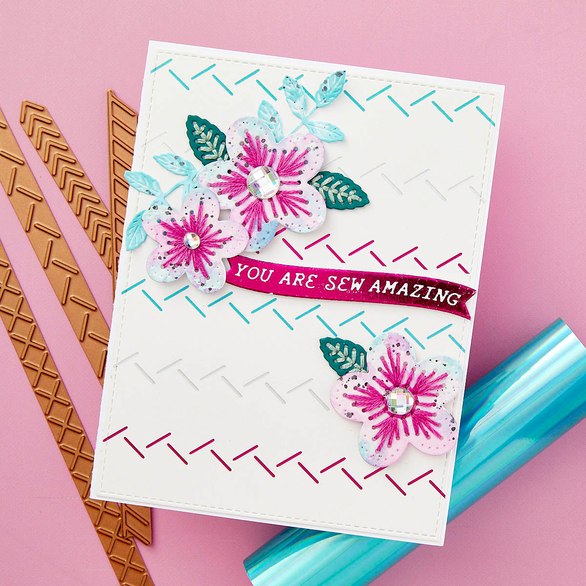 Sew Amazing - Glimmer Hot Foil Kit of the Month (Plates & Die Only)