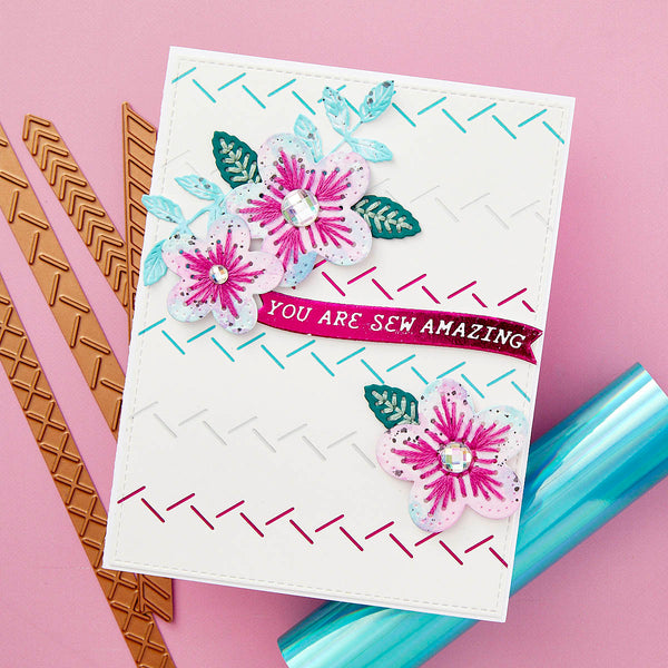 Sew Amazing - Glimmer Hot Foil Kit of the Month (Plates & Die Only)
