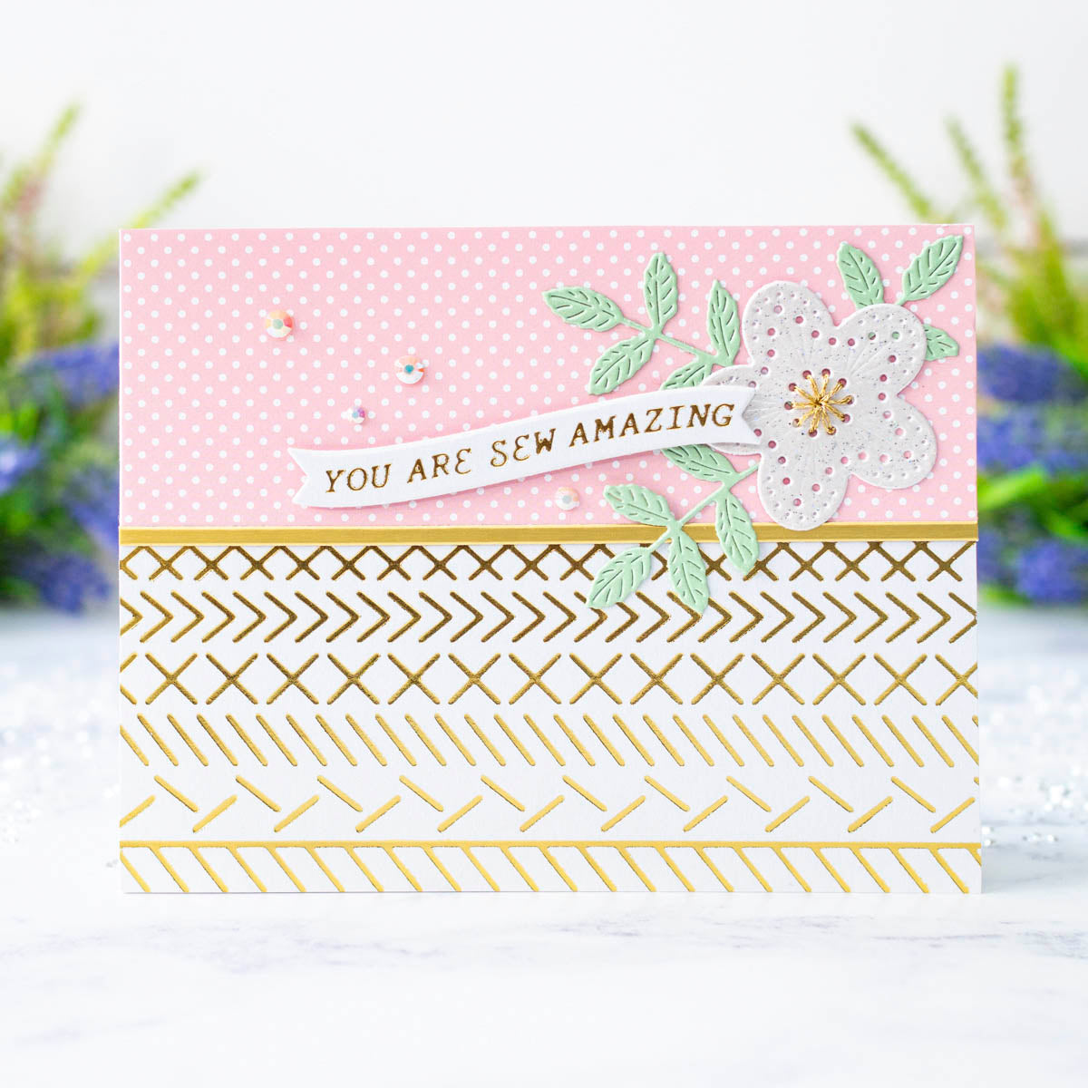 Sew Amazing - Glimmer Hot Foil Kit of the Month (Plates & Die Only)