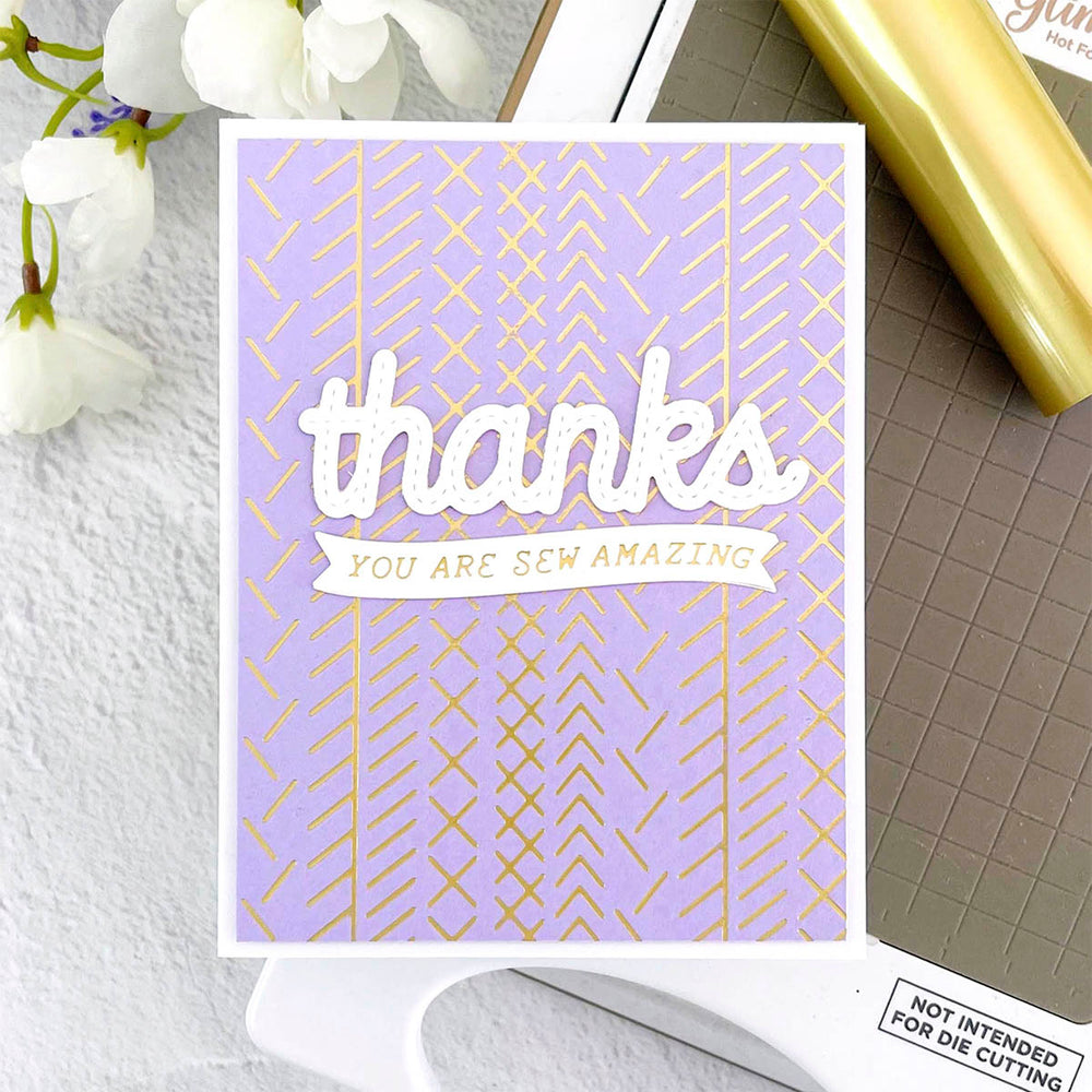 Sew Amazing - Glimmer Hot Foil Kit of the Month (Plates & Die Only)