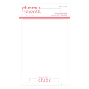 Scattered Letters -  Glimmer Hot Foil Kit of the Month (Plates & Die Only)