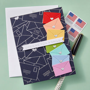 Scattered Letters -  Glimmer Hot Foil Kit of the Month (Plates & Die Only)