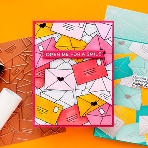 Scattered Letters -  Glimmer Hot Foil Kit of the Month (Plates & Die Only)