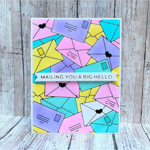 Scattered Letters -  Glimmer Hot Foil Kit of the Month (Plates & Die Only)