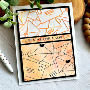 Scattered Letters -  Glimmer Hot Foil Kit of the Month (Plates & Die Only)
