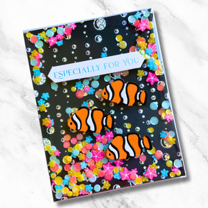Beneath the Bubbles - Glimmer Hot Foil Kit of the Month (Plates & Die Only)