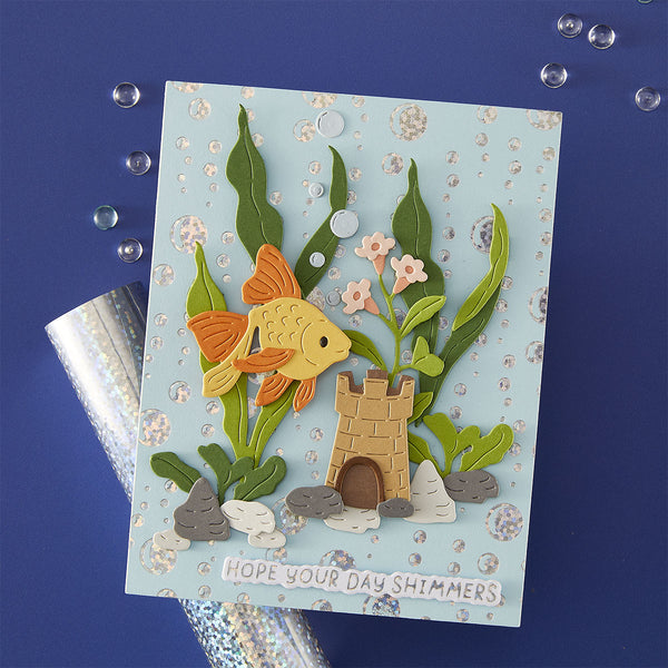 Beneath the Bubbles - Glimmer Hot Foil Kit of the Month (Plates & Die Only)