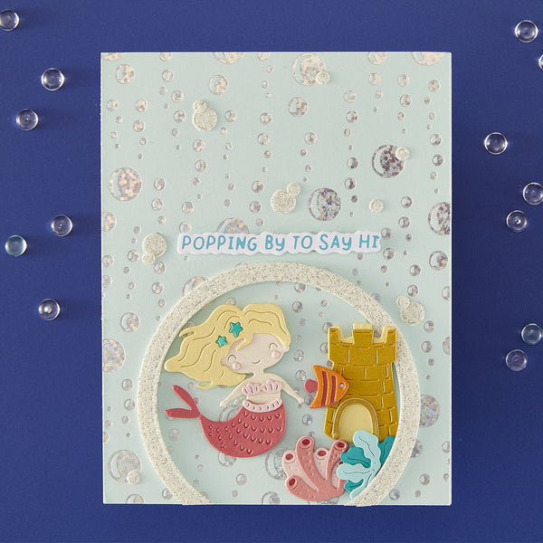 Beneath the Bubbles - Glimmer Hot Foil Kit of the Month (Plates & Die Only)