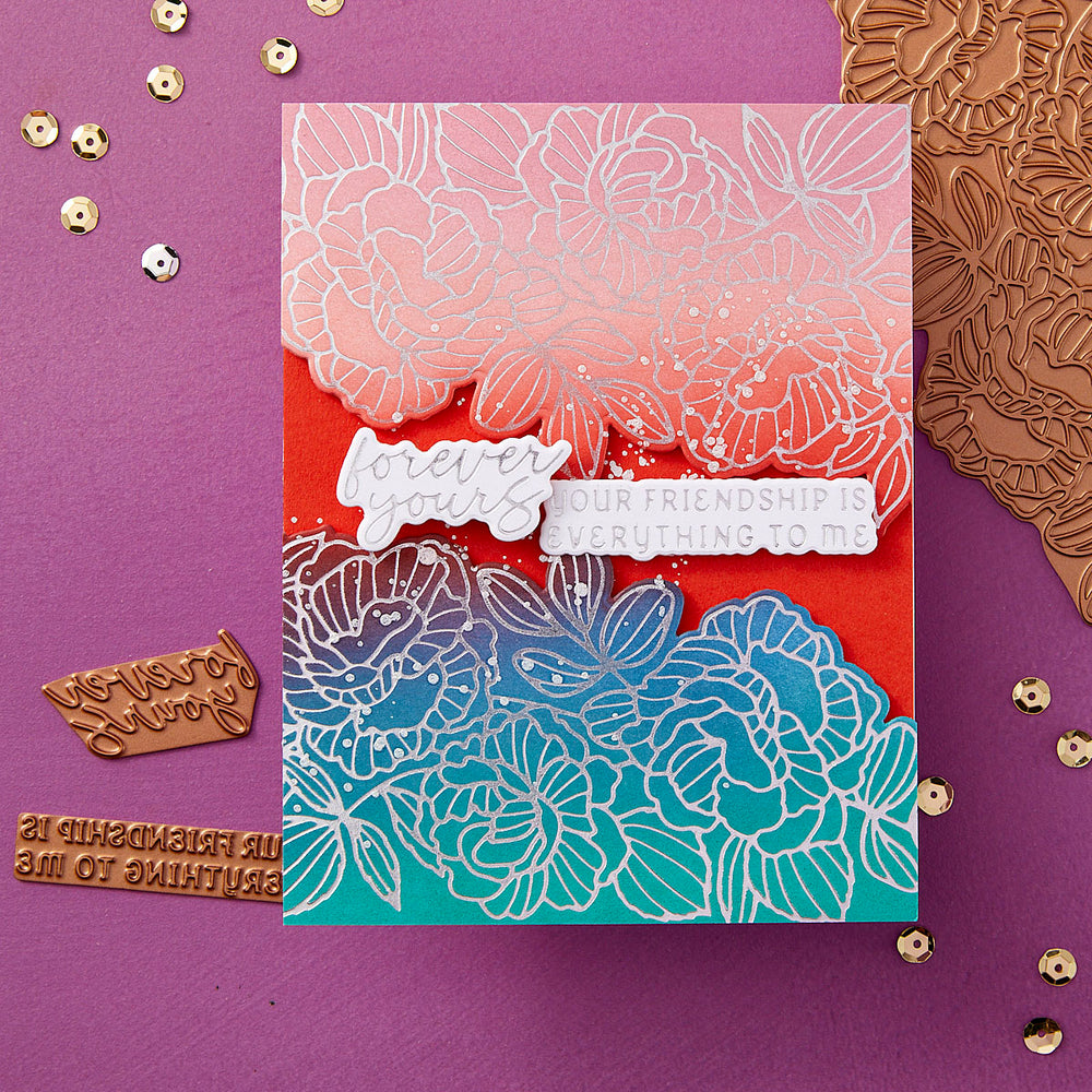 Friendship is Everything - Glimmer Hot Foil Kit of the Month (Plates & Die Only)