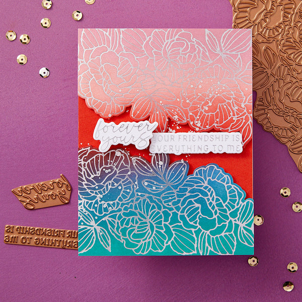 Friendship is Everything - Glimmer Hot Foil Kit of the Month (Plates & Die Only)