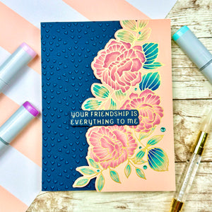 Friendship is Everything - Glimmer Hot Foil Kit of the Month (Plates & Die Only)