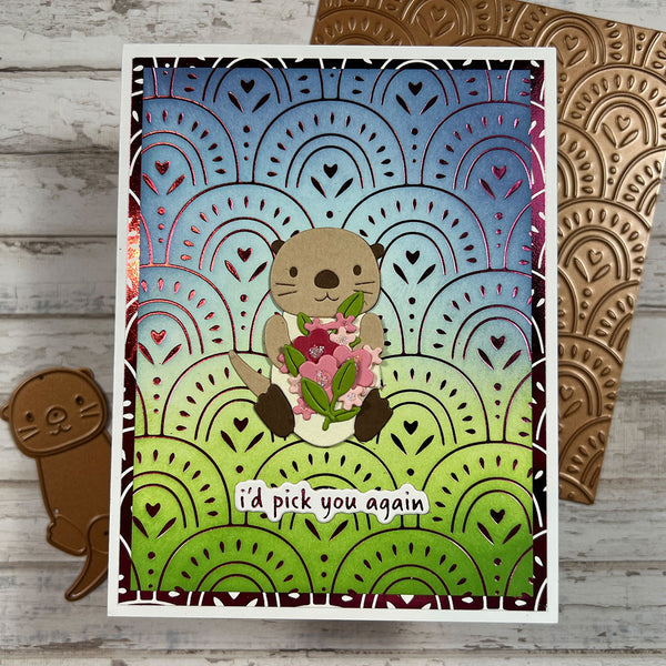 Soft Hearted - Glimmer Hot Foil Kit of the Month (Plates & Die Only)