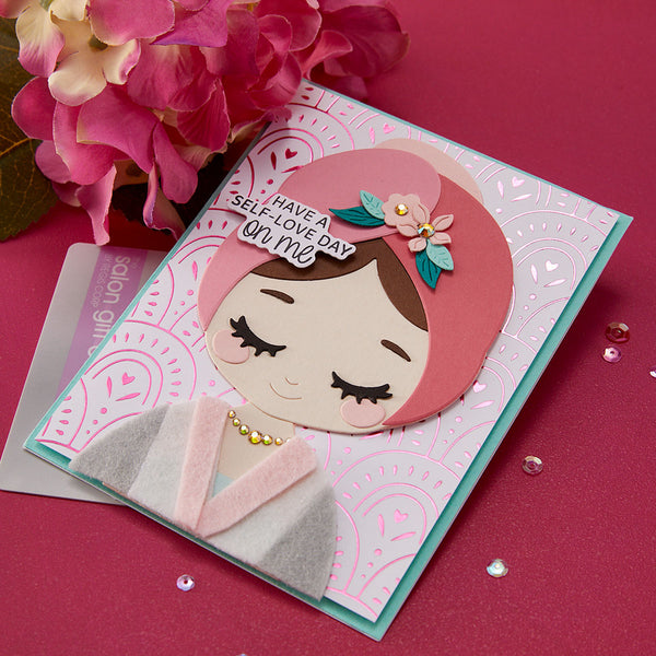 Soft Hearted - Glimmer Hot Foil Kit of the Month (Plates & Die Only)