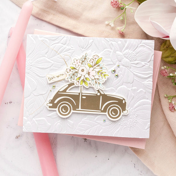 Flower Delivery - Glimmer Hot Foil Kit of the Month (Plates & Dies Only)