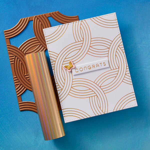 Elliptical Weave - Glimmer Hot Foil Kit of the Month (Plates & Die Only)