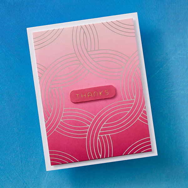 Elliptical Weave - Glimmer Hot Foil Kit of the Month (Plates & Die Only)