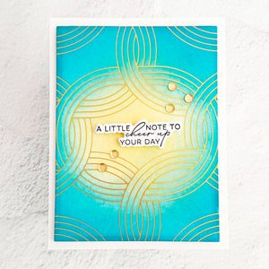 Elliptical Weave - Glimmer Hot Foil Kit of the Month (Plates & Die Only)