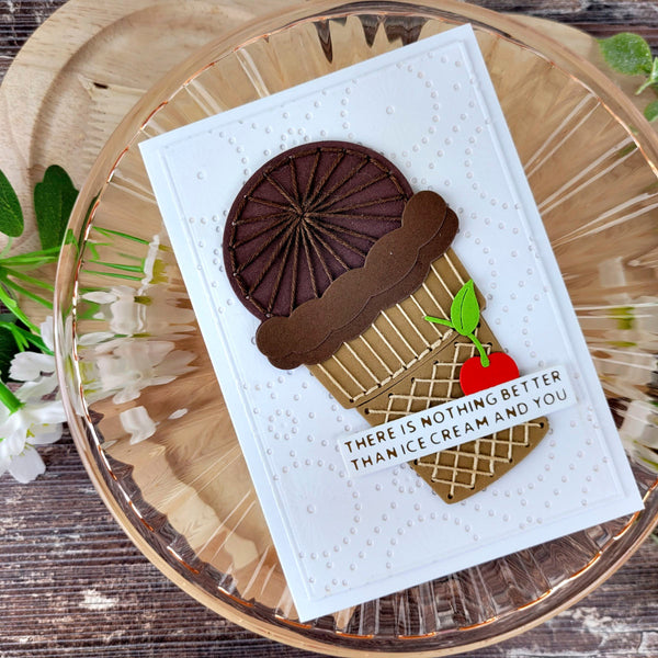 Summertime Sentiments - Glimmer Hot Foil Kit of the Month (Plates & Die Only)