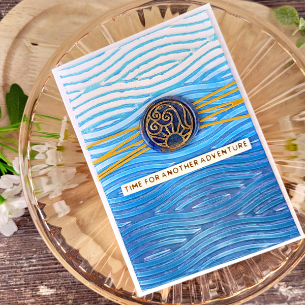 Summertime Sentiments - Glimmer Hot Foil Kit of the Month (Plates & Die Only)
