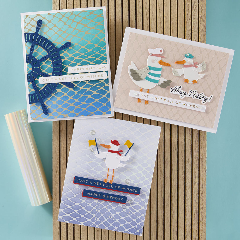 Cast Away - Glimmer Hot Foil Kit of the Month (Plates & Die Only)