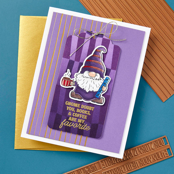 Sketched Lines - Glimmer Hot Foil Kit of the Month (Plates & Die Only)