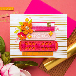 Sketched Lines - Glimmer Hot Foil Kit of the Month (Plates & Die Only)