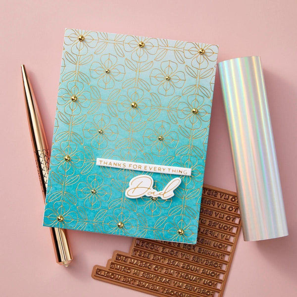 We Are All Family -  Glimmer Hot Foil Kit of the Month (Plates & Die Only)