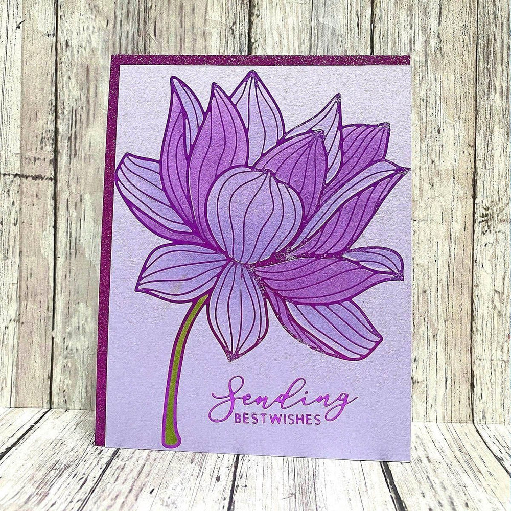 Tropical Bloom - Glimmer Hot Foil Kit of the Month (Plates & Die Only)