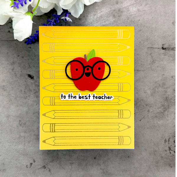 Scribbled A Note -  Glimmer Hot Foil Kit of the Month (Plates & Die Only)
