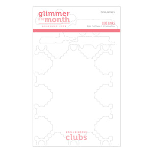 Luxe Links - Glimmer Hot Foil Kit of the Month (Plates & Die Only)