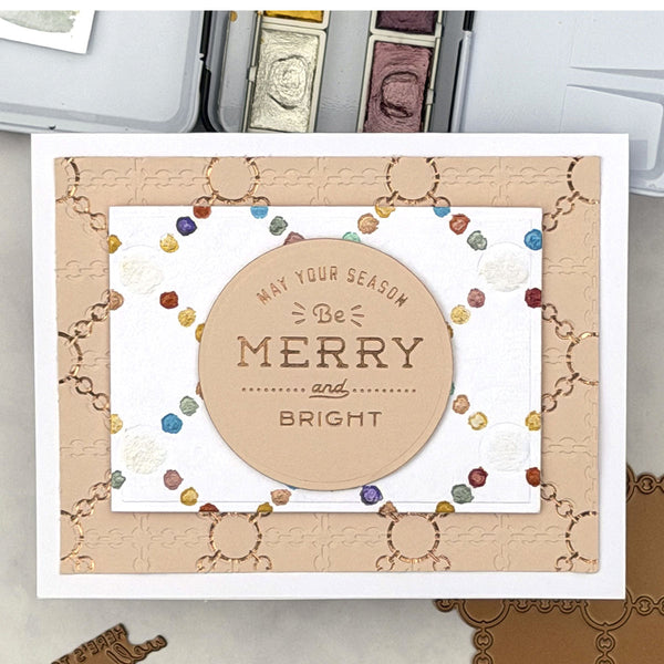 Luxe Links - Glimmer Hot Foil Kit of the Month (Plates & Die Only)