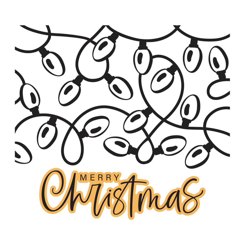 Festive Lights - Glimmer Hot Foil Kit of the Month (Plates & Die Only)