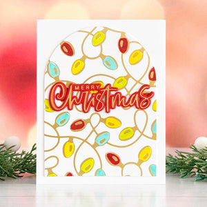 Festive Lights - Glimmer Hot Foil Kit of the Month (Plates & Die Only)